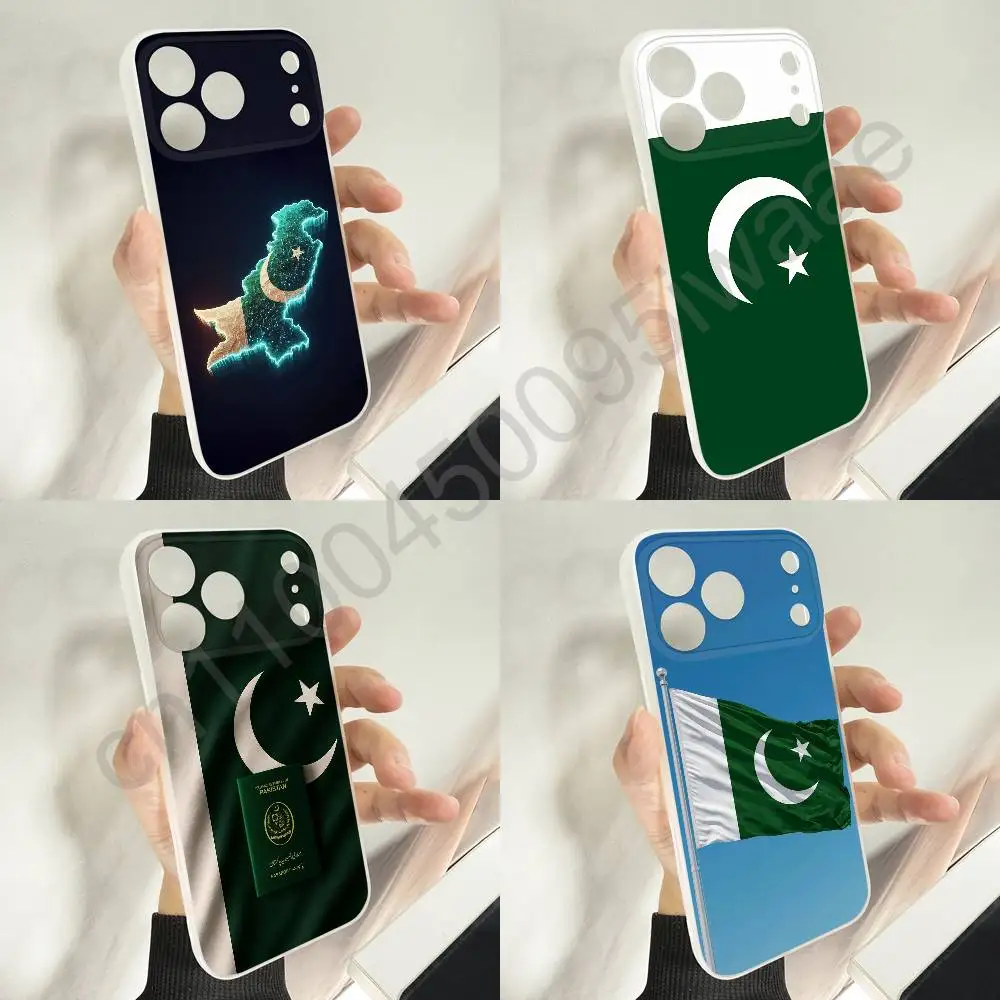 

Pakistan Passport Map Flag Phone Case For iPhone 12,16,11,14,13,17,15,Pro,Max,Plus,E,Air,Mini Wireless Charge Magnetic Clear