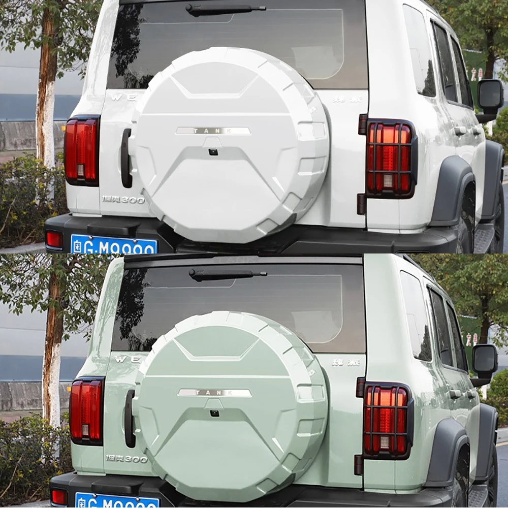 Car Modification Body Kit Accessories For 2024 Tank 300 2021-2023 Tailgate Falling Abnormal Noise Lightweight Spare Tire Cover