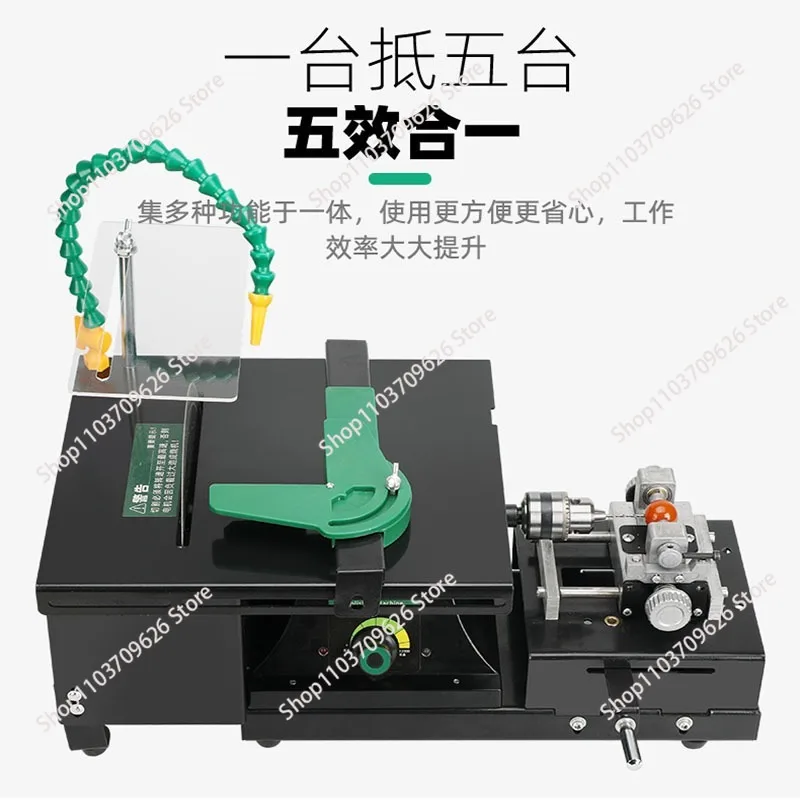 220V 950W High Power Table Grinder, Multi Purpose Jade Cutting Polishing Machine Mini Table Saw for DIY
