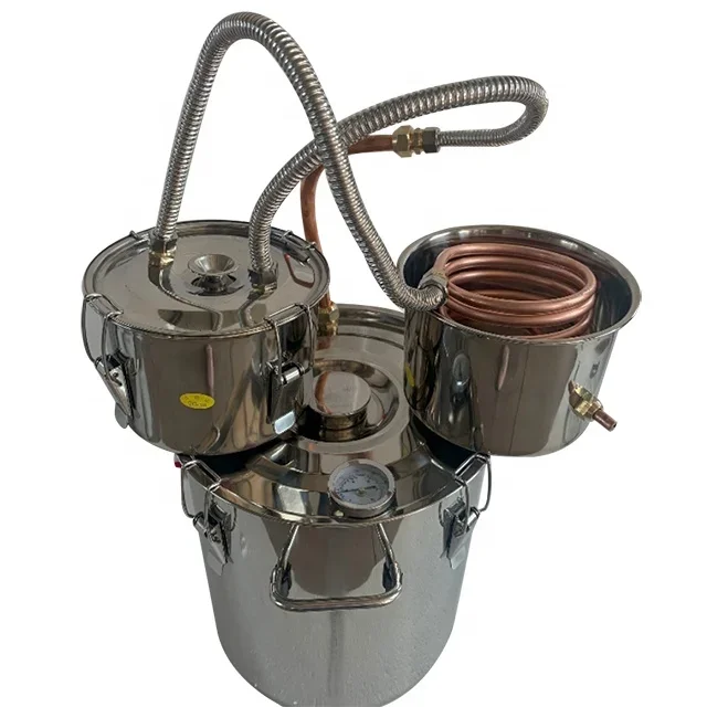 Alcohol Distiller 3 Tanks 30L