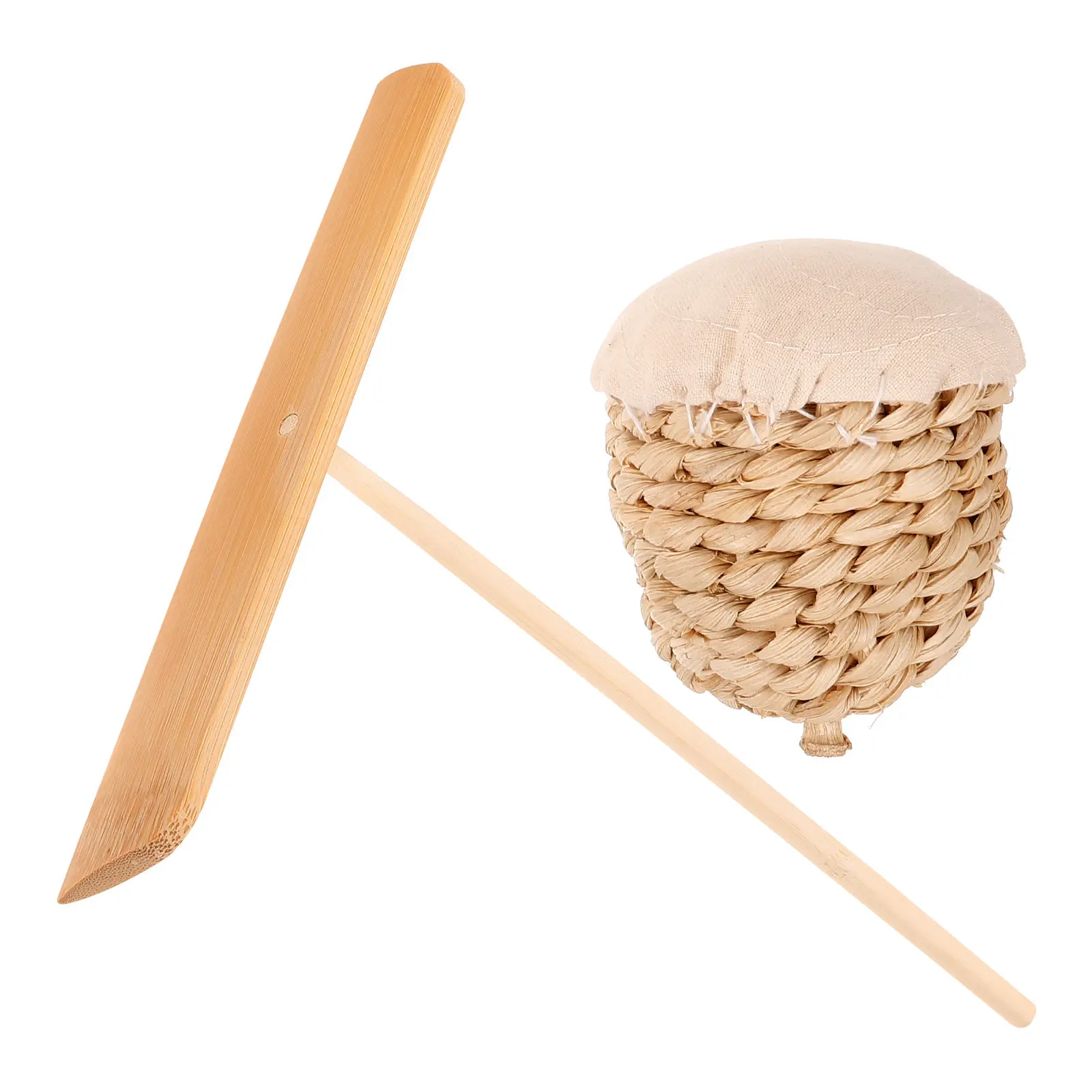 1Set Bamboo Pancake Maker Tool Set Professional Crepe Spreader Oil Applicator Kitchen Accessory for Pancakes Fried Eggs Cooking