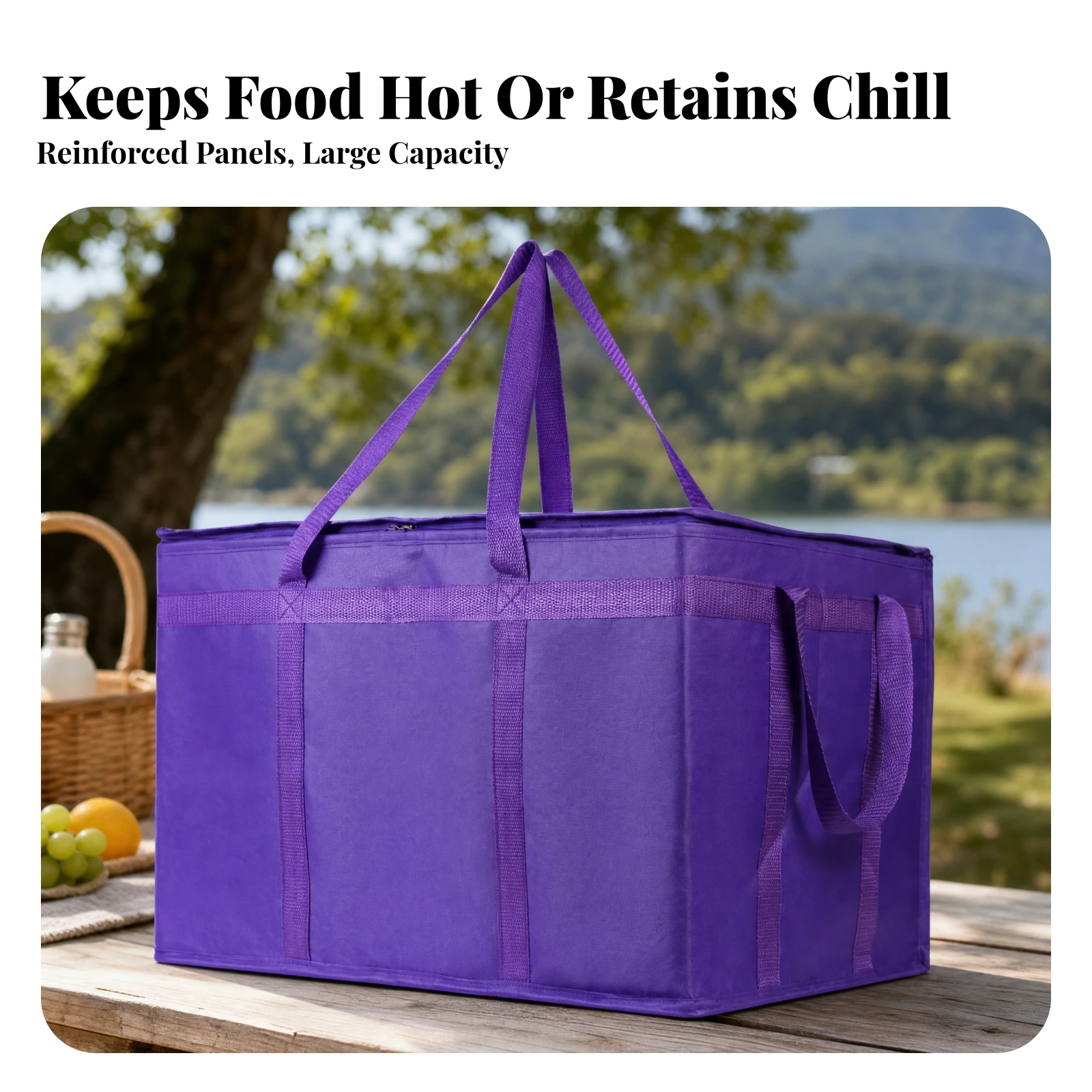 Meal Prep Containers - Borsa Termica per Picnic, Contenitore Isolato