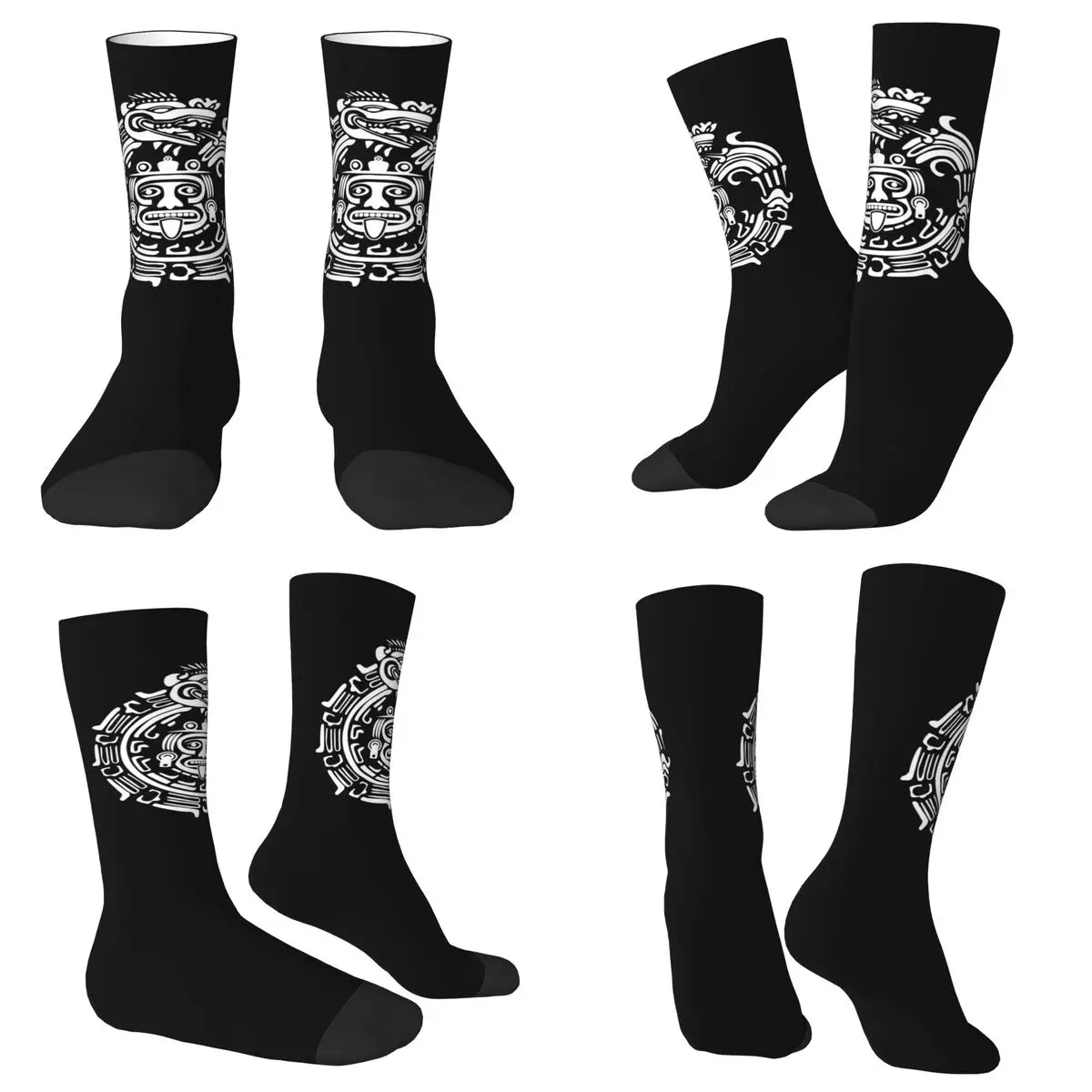 

Quetzalcoatl Maya Aztec Ancient Symbol Socks Harajuku Super Soft Stockings All Season Long Socks Accessories Christmas Gifts