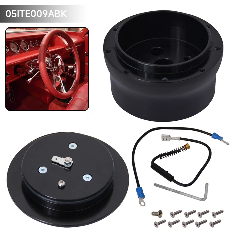 

Алюминиевая Кнопка рулевого колеса и адаптер с 9 отверстиями для Buick/Cadillac/Chevrolet/Chrysler/Pontiac