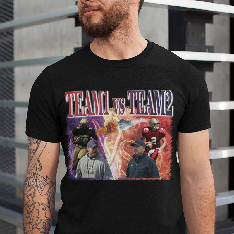 מותאם אישית בייסבול רוגבי כדורסל משחק קרב חולצה תמונה וינטג הכנס עיצוב חינם שרוולים קצרים אישית חברה