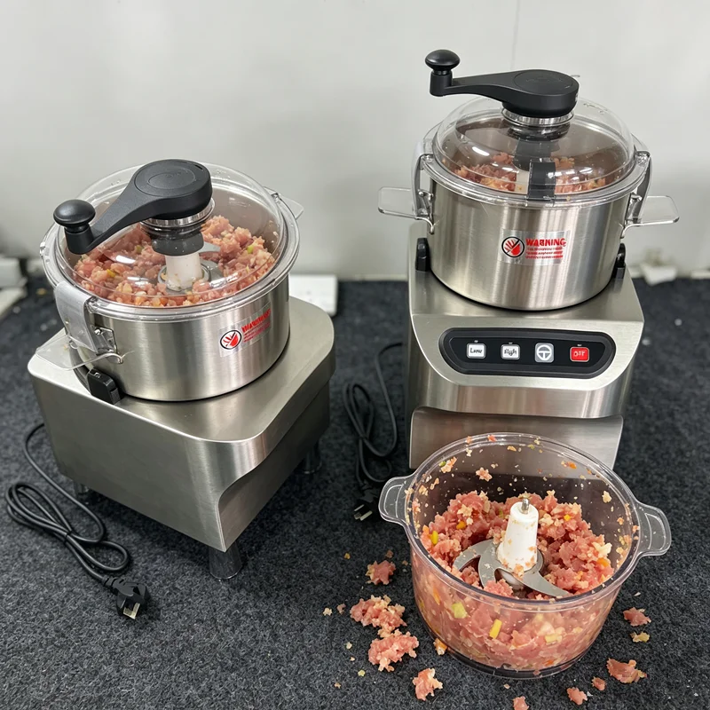 minced meat food processor, commercial kitchen equipment, desktop vegetable slicer, cutting food shredder