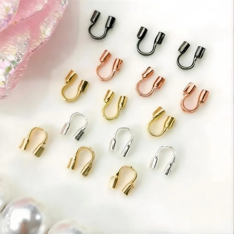 

30 Pieces U-shaped Horseshoe Wire Closing Buckle Accessories Diy Pearl Bracelet Necklace Jewelry Making Materials Wholesale
