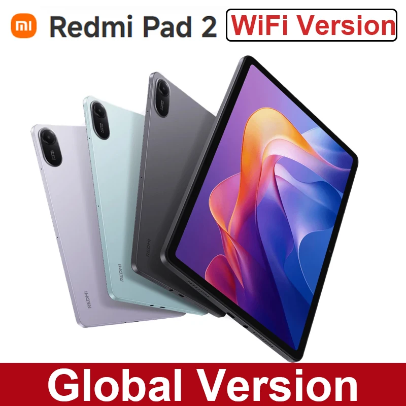 

Глобальная версия Xiaomi Redmi Pad 2 Wi-Fi Advanced Helio G100-Ultra 11-дюймовый кристально-прозрачный дисплей 2,5K, 18 Вт, быстрая зарядка, аккумулятор 9000 мАч