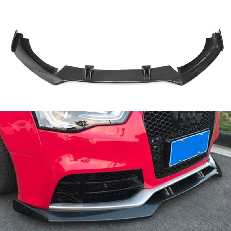 

RS5 Carbon Fiber Front Bumper Lip Diffuser Car Body Kit for RS5 2012-2016