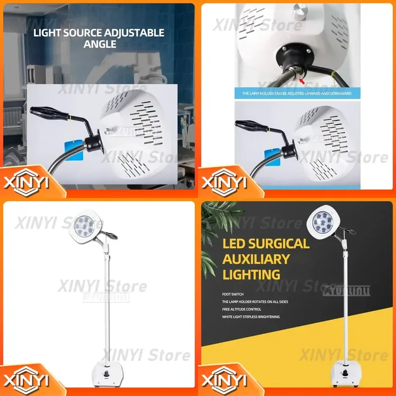 for Movable Medical Examination Shadowless Cold Light Dental Lamp LED Operation Surgical Light for Dental Proctology