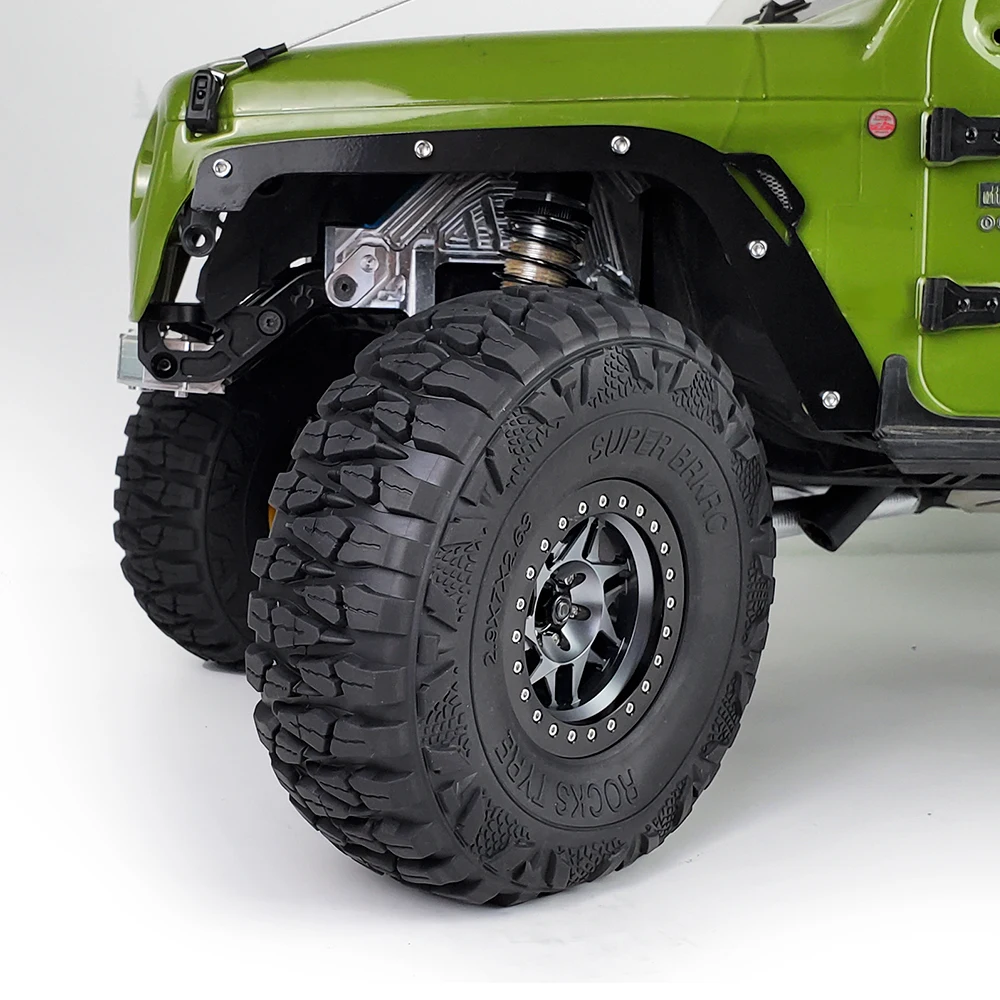RCGOFOLLOW Crawler Wheel Tires 1/6 SCX6 RC Car Part RC Car Accessories Replacement Parts RC Upgrade Part RC Hop-ups