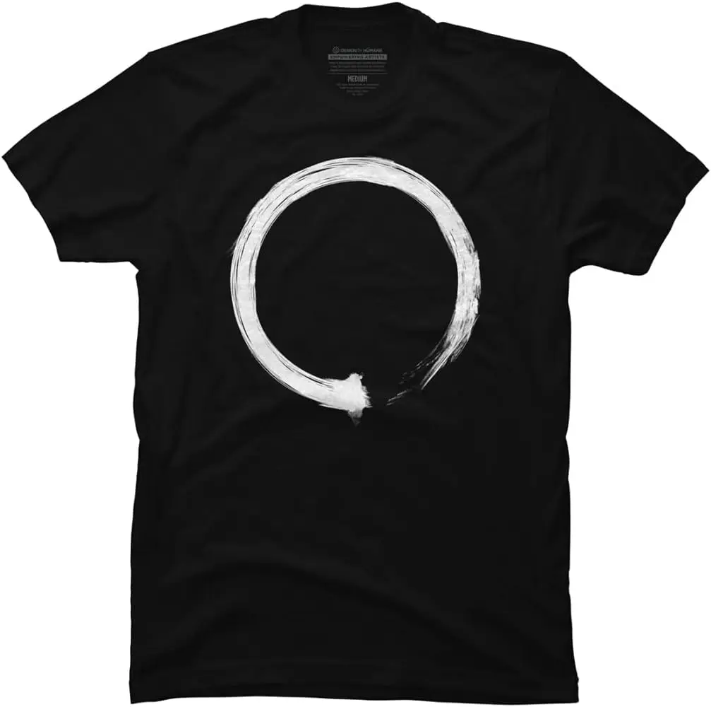 Zen Enso White by Snazzygaz T-Shirt for Men Clothing Women Tees Y2K tops Unisex Summer Short Sleeve