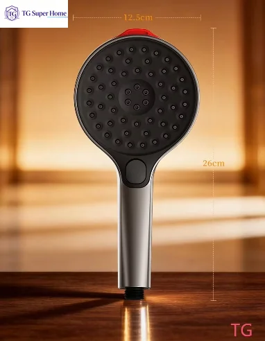 Wholesale High Pressure Handheld Shower Head, Anti-Clog Boosting Rain Shower for Bathroom