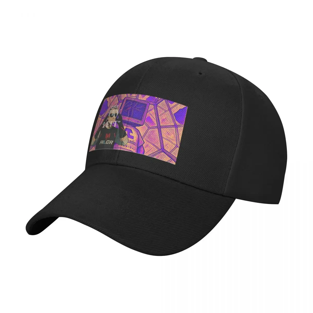 Fashion One Try Left Cyber Tactical Operator Streetwear baseball cap Casual Style Sun Caps