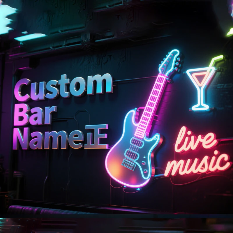 Custom 3D Backlit Business Sign Metal Led Letters Outdoor Illuminated Sign 3D Acrylic Company Logo For Bar Shop DropShiipping