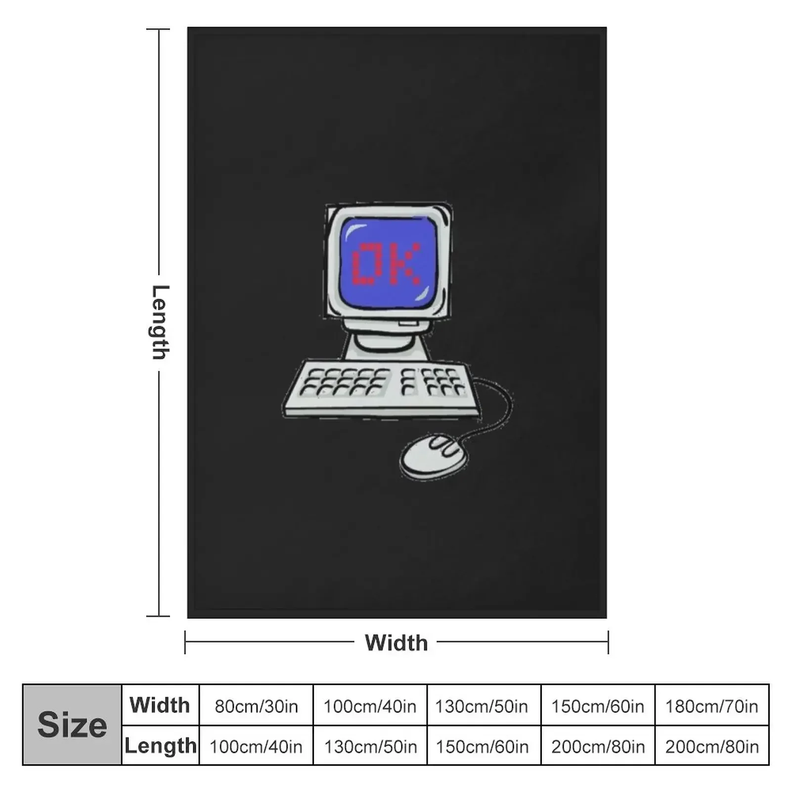 OK COMPUTER, radiohead inspired Throw Blanket Custom Softest Blankets For Sofas Hairys Comforter Warm Blankets