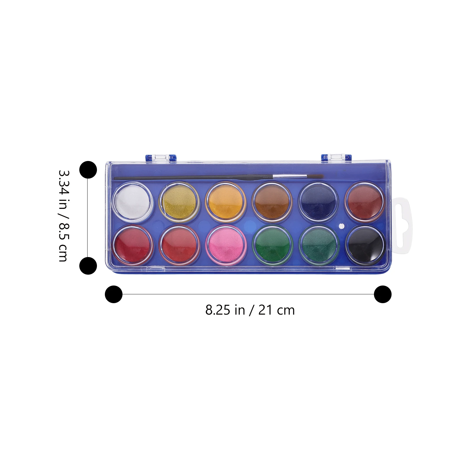 

Watercolor Paint Set Gouache Solid Pigment Paints Outdoor Sketching Watercolour Kit