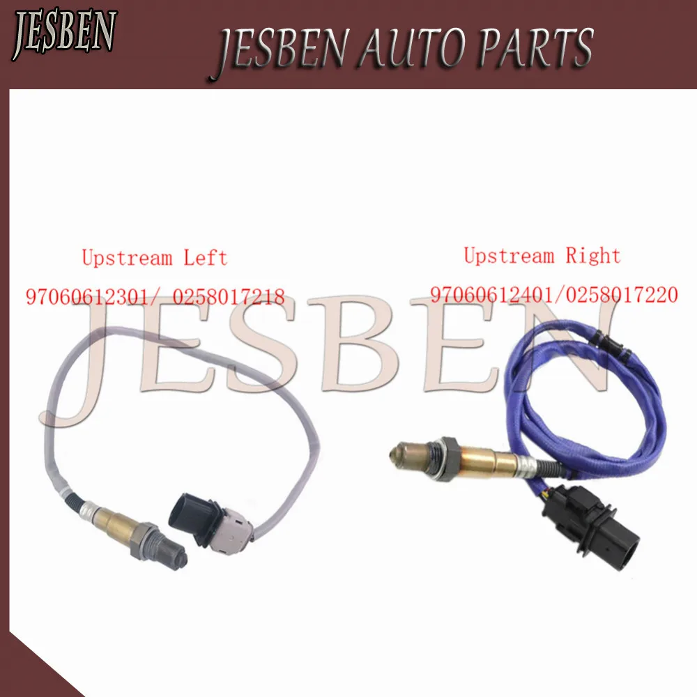 2PCS 97060612301 97060612401 Upstream Left & Right Lambda O2 Oxygen Sensor For PORSCHE PANAMERA 970 3.6 4.8 GTS Turbo 2009-2016