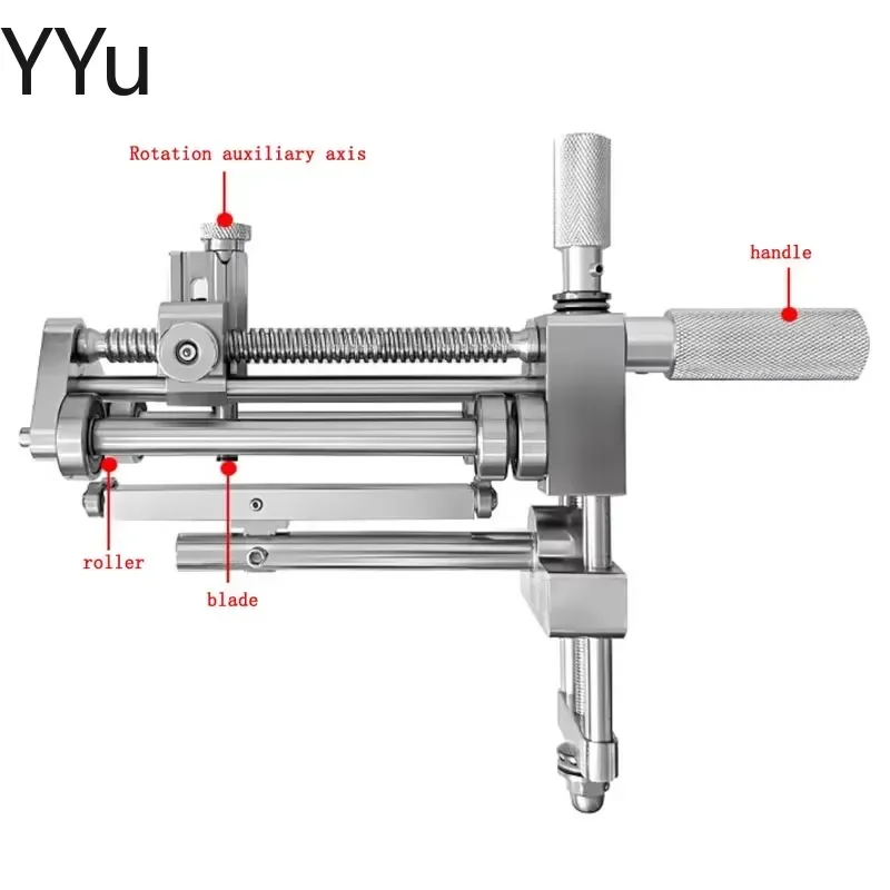 for PE Pipe Rotary Scraper Tool 63-400mm Oxide Layer Removal Deburring Machine Plastic Pipe End Face Trimmer Welding