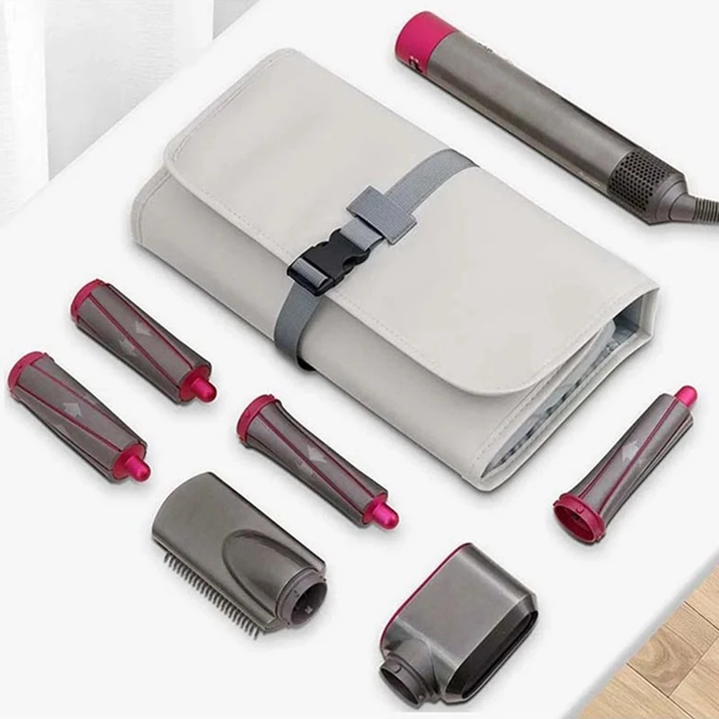 

Hair Dryer Carrying Case Pu Leather Storage Organizier Protection Pouch Waterproof Dustproof Portable Travel Woman for Dyson New