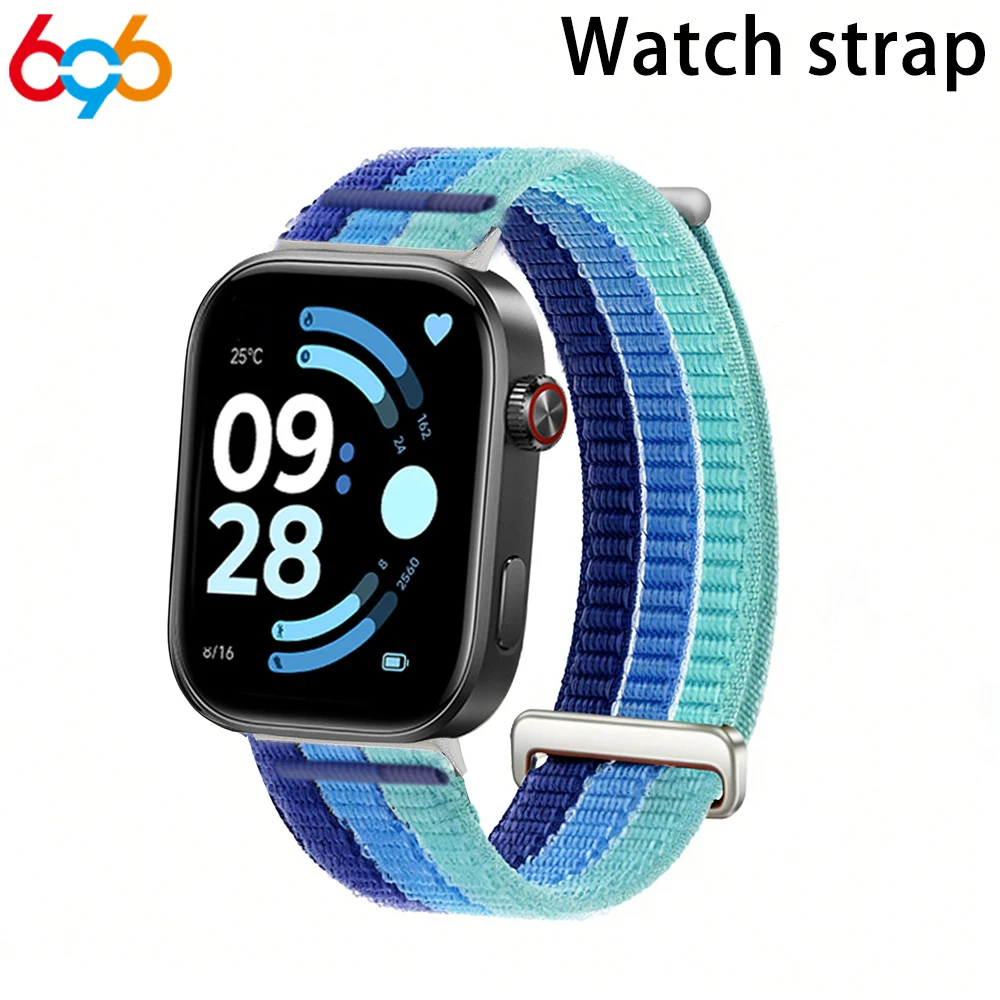

For Xiaimo 8/9pro Redmi 4 5 6 Watch Straps Nylon Sports Breathable Strap For Huawei Watch Fit 3 4 4Pro Braided Comfortable Band