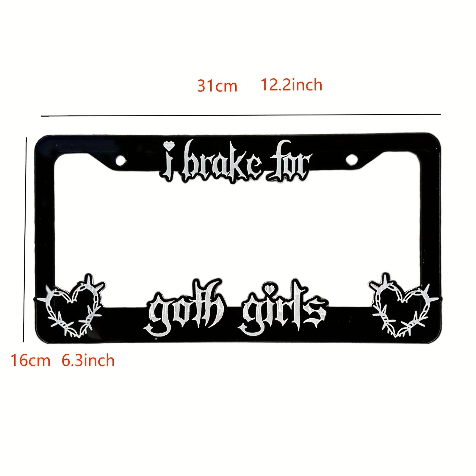 Add Personality to Your Car this Halloween with a Fun License Plate Frame!