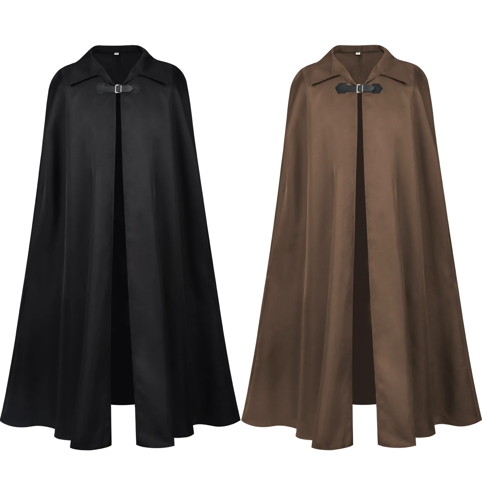 

Halloween Unisex Renaissance Retro Dark Gothic Cloak Hoodless Shawl Priest Robe Carnival Party Cosplay Stage Performance Costume