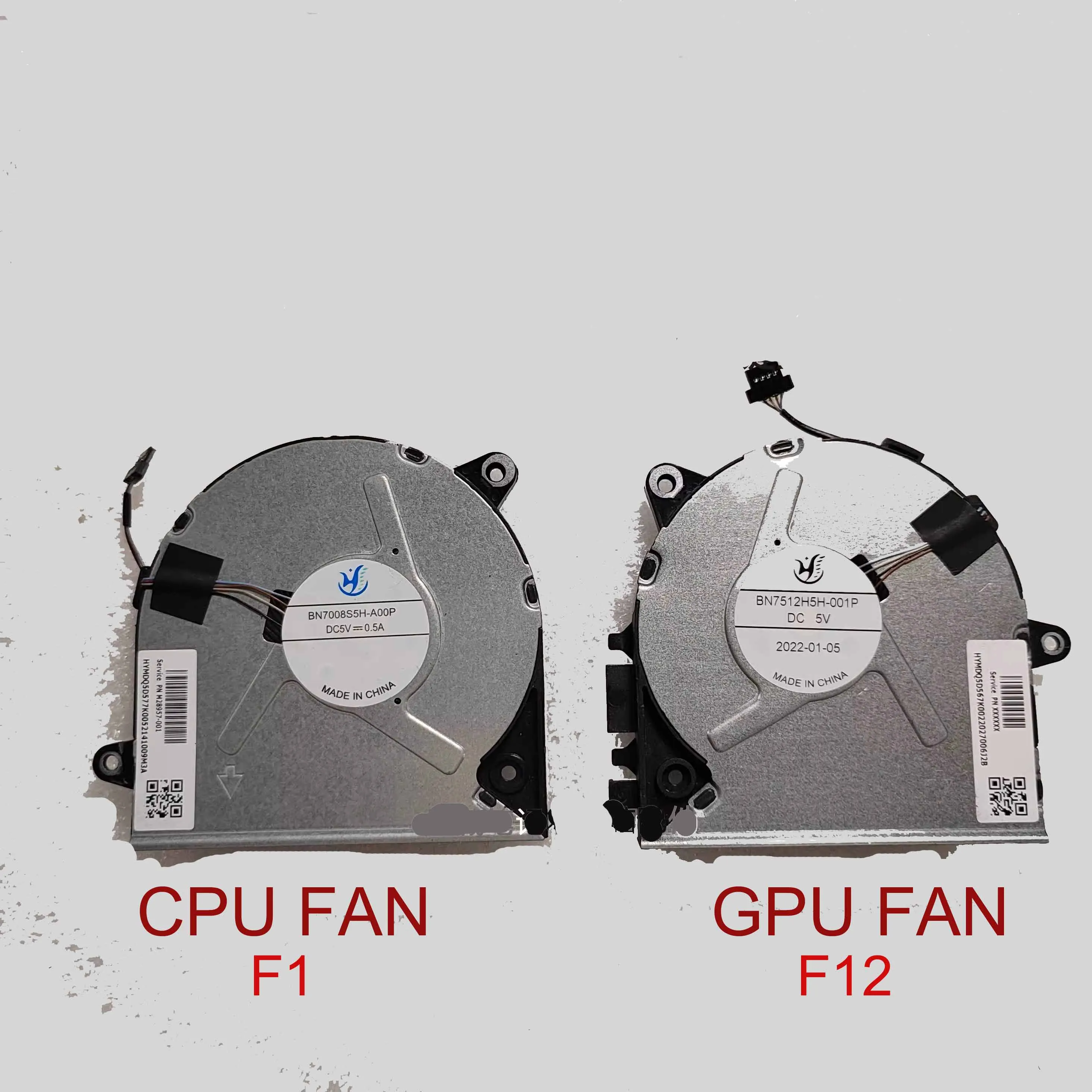 New Laptop CPU GPU Cooling Fan Radiator For HP ZbookPower G10 Zhan99 2023 BN7008S5H-A00P BN7512H5H-001P DC5V