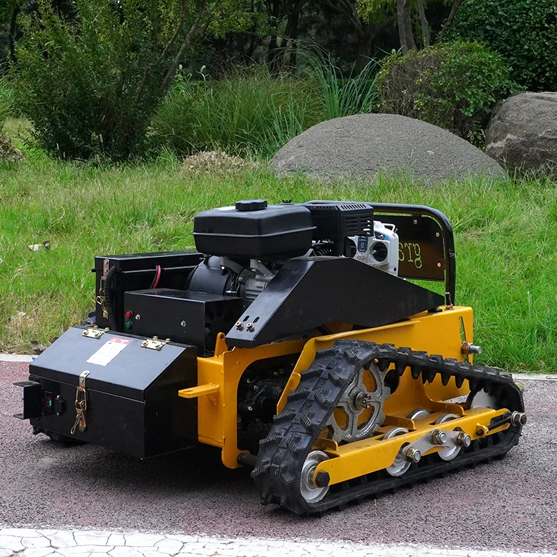 Customized Remote Control Wheeled Lawn Mower New Design Mower Grass Cutter Machine Unique Robot Concept Farm Machine Engine Core
