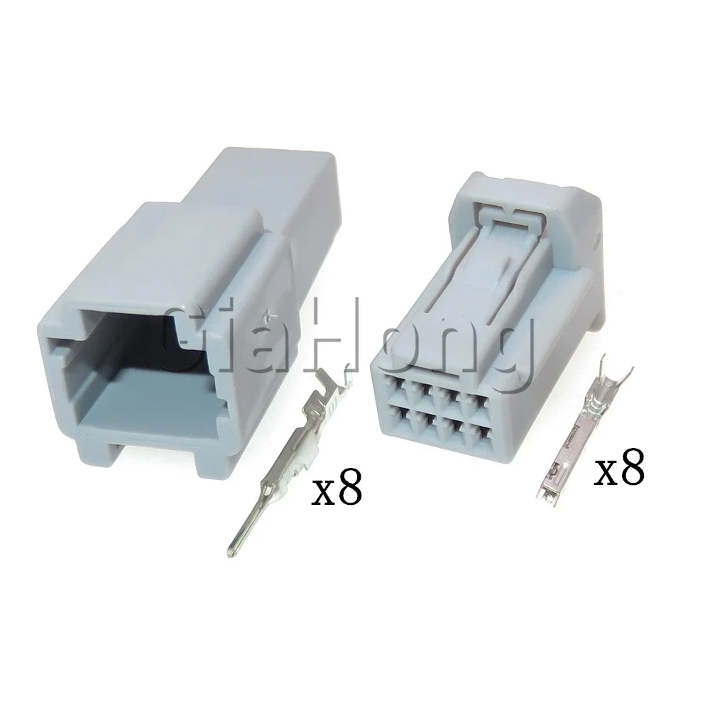 1 Set 8 Ways AC Assembly Car Accessories 6098-6452 Auto Low Current Connector Automotive Electric Wire Socket