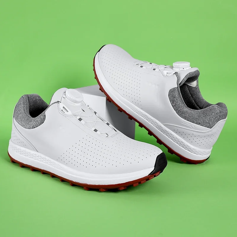 

Уличная удобная обувь для газона, прогулочная обувь, удобная Новая Профессиональная обувь для гольфа с вращающейся пряжкой, роскошные кроссовки для гольфа