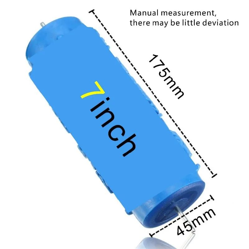 Rodillo de 7 pulgadas y máquina de pintura estampada, herramientas de pared, juego de herramientas de cepillo de rodillo de goma de 5 pulgadas,