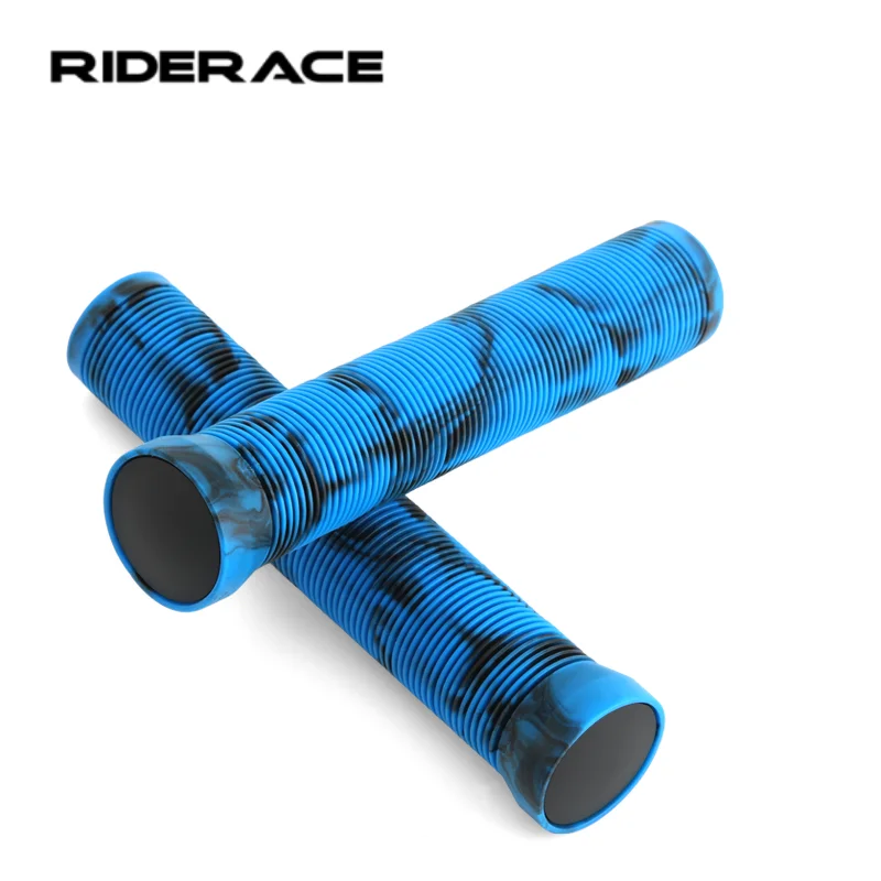 RIDERACE Bicycle Grips Non-Slip 165mm Soft Rubber Bike Handlebar Lengthening Cover For 22.2mm Scooter BMX Cycling Handle Bars