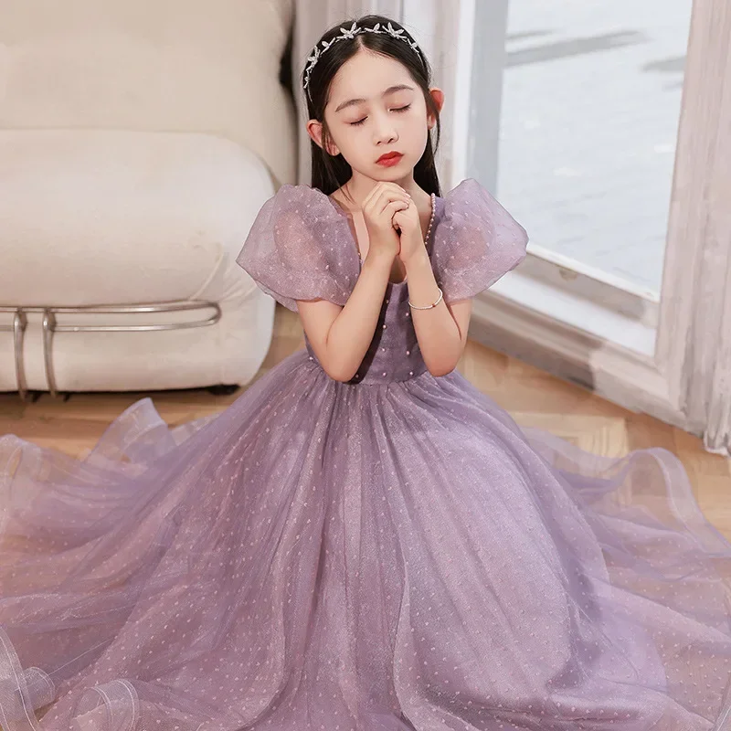 

Party Dresses for Girls Dress Flower Girl Dress Children Clothes Girl Brides Wedding Dresses 2024 Sukienka Ball Gown Elegant Kid