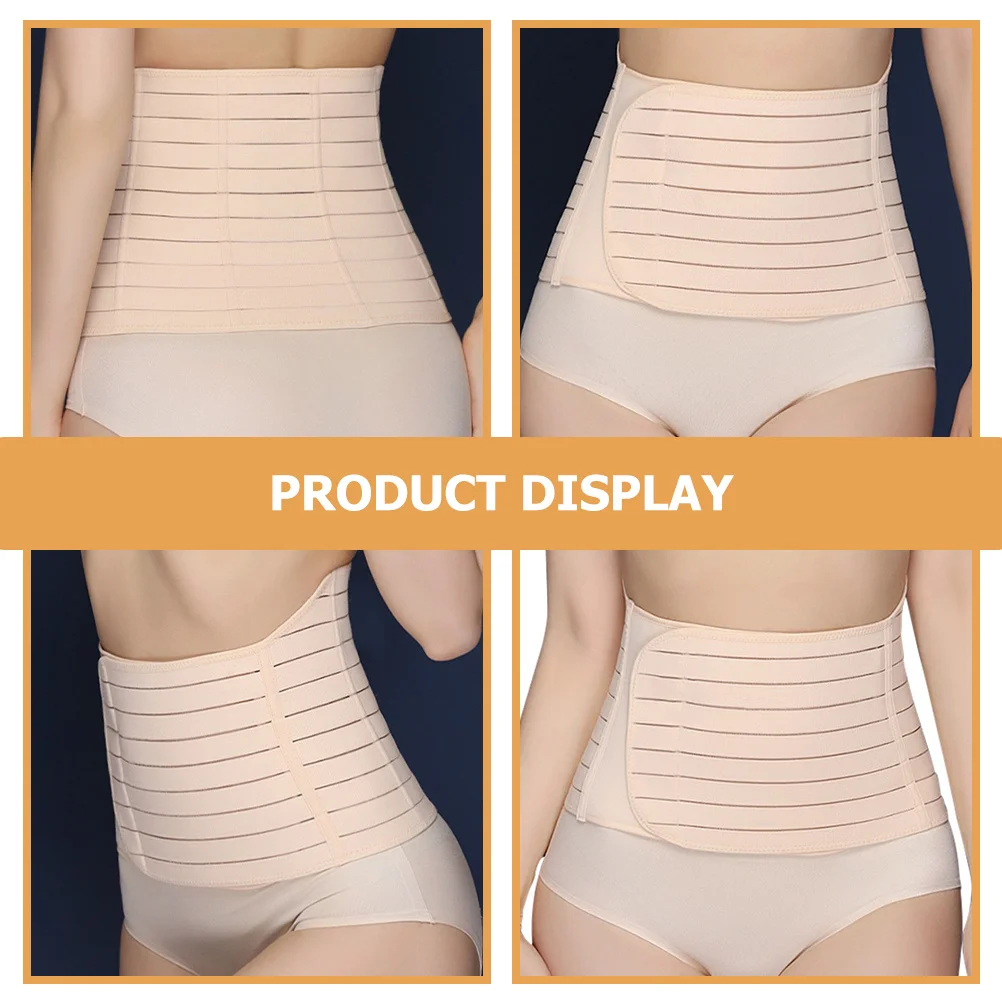 

Брюшной бандаж для послеродового восстановления для женщин, полиэстеровый пояс для живота, поддержка талии для тонкой фигуры после ребенка