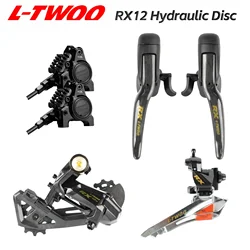 LTWOO RX 12 - Disc 2x12s Road Hydraulic Disc Brake Groupset Carbon Fibre, RX12 6 Kit, Benchmark R7170 R8170
