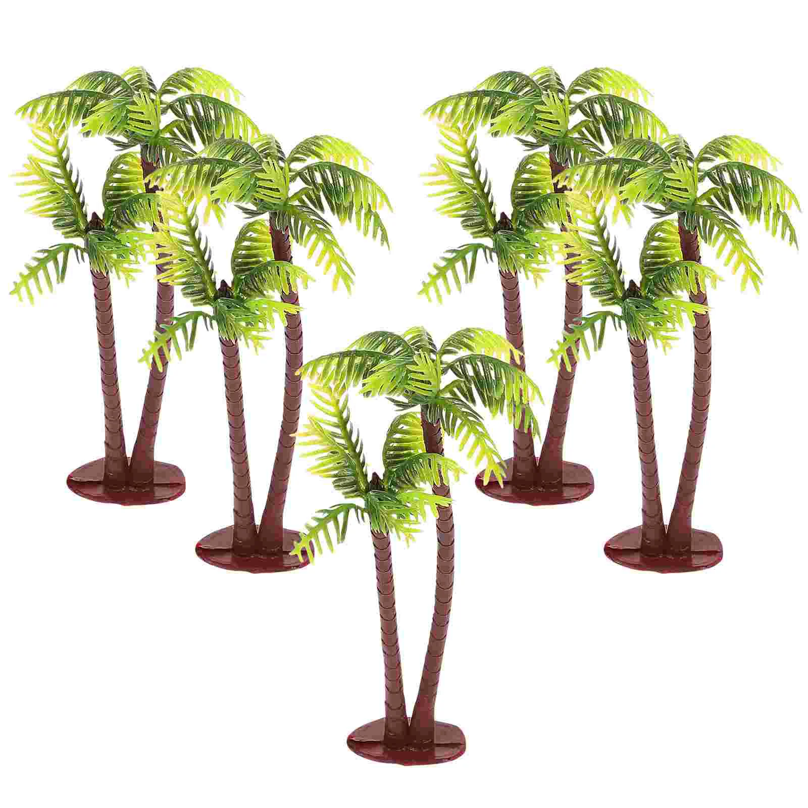 Aquarium Seaside Artificial Plants Indoor Miniature Tree Landscape Coconut Decoration