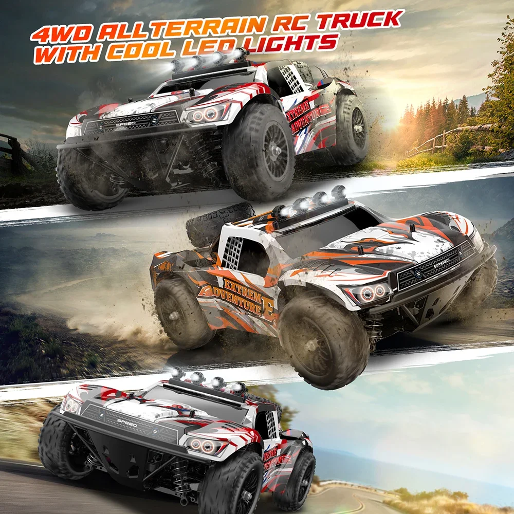 201E 1:10 70KM/H 2.4G RC Car 2845 Brushless 4WD Electric High Speed Off-Road Remote Control Drift VS Wltoys 104009 Toys