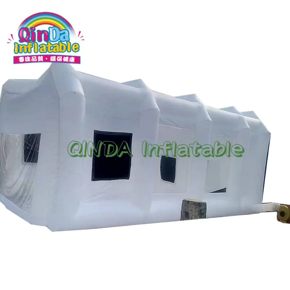 บูธพ่นสีแบบพกพาเป่าลมมือสองสั่งทำพิเศษลดราคา บูธพ่นสีแบบพกพาเป่าลมสำหรับรถยนต์