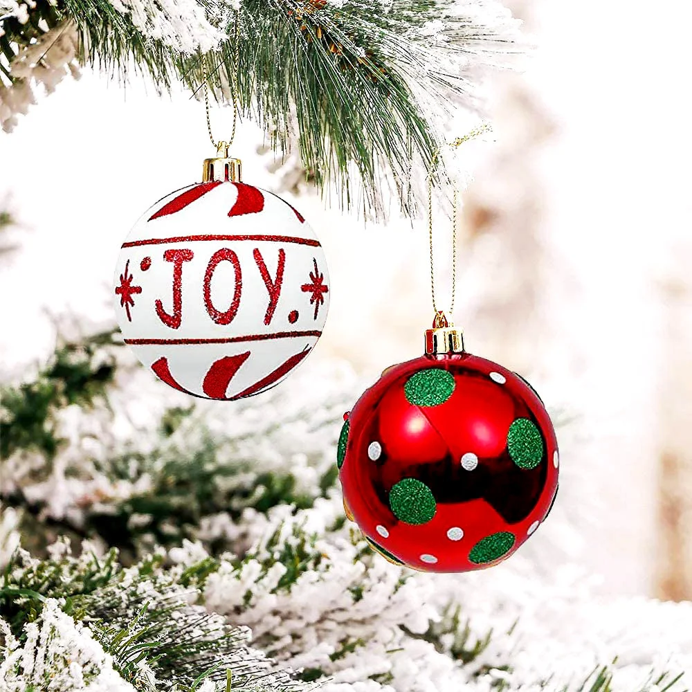 6 шт., 6 см, Рождественские шары