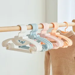 1/4/10PCS Baby Clothing Support Non-Slip Household Products Newborn Plastic Clothes Hangers Cloth Hanging Shelf Drying Rack