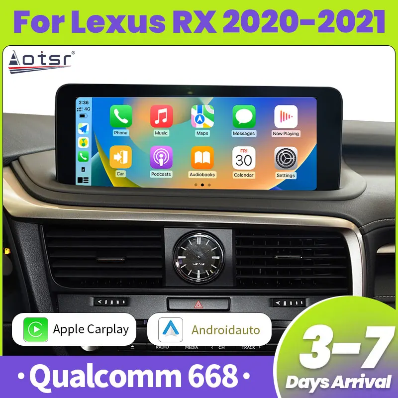 

Автомобильное радио Aotsr Android 13 Qualcomm 668 для Lexus RX 2020-2021, GPS-навигация, головное устройство, мультимедийный плеер, аудио, стерео