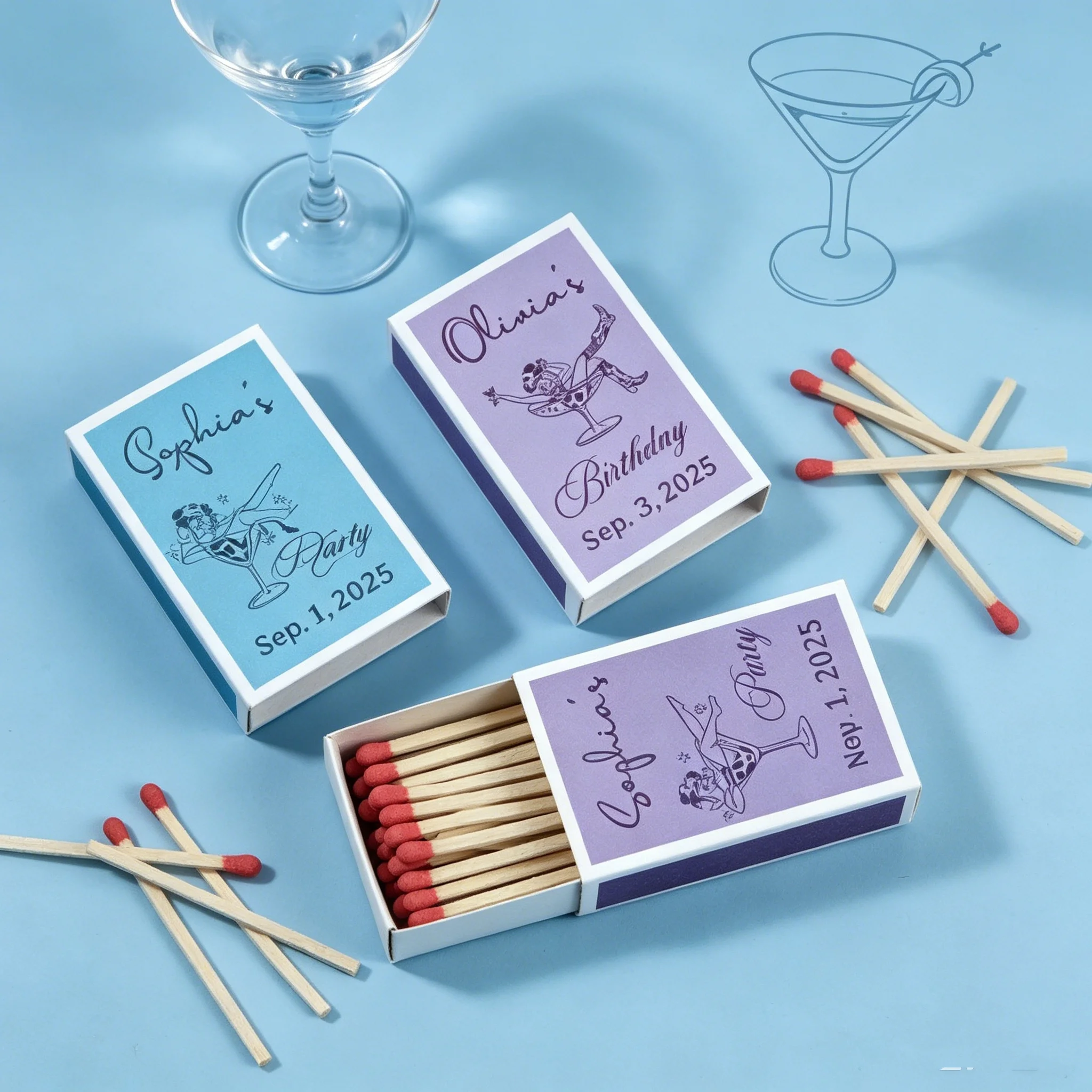 

Bachelorette Custom Matchbox ,,Custom Birthday Matches,Custom Party Favors,Matches Favors,Custom Birthday Matches