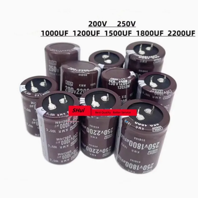 250V1000UF 250v1200uf 200V1800UF 200V1500UF 2200U คอนเดนเซอร์ด้วยไฟฟ้า