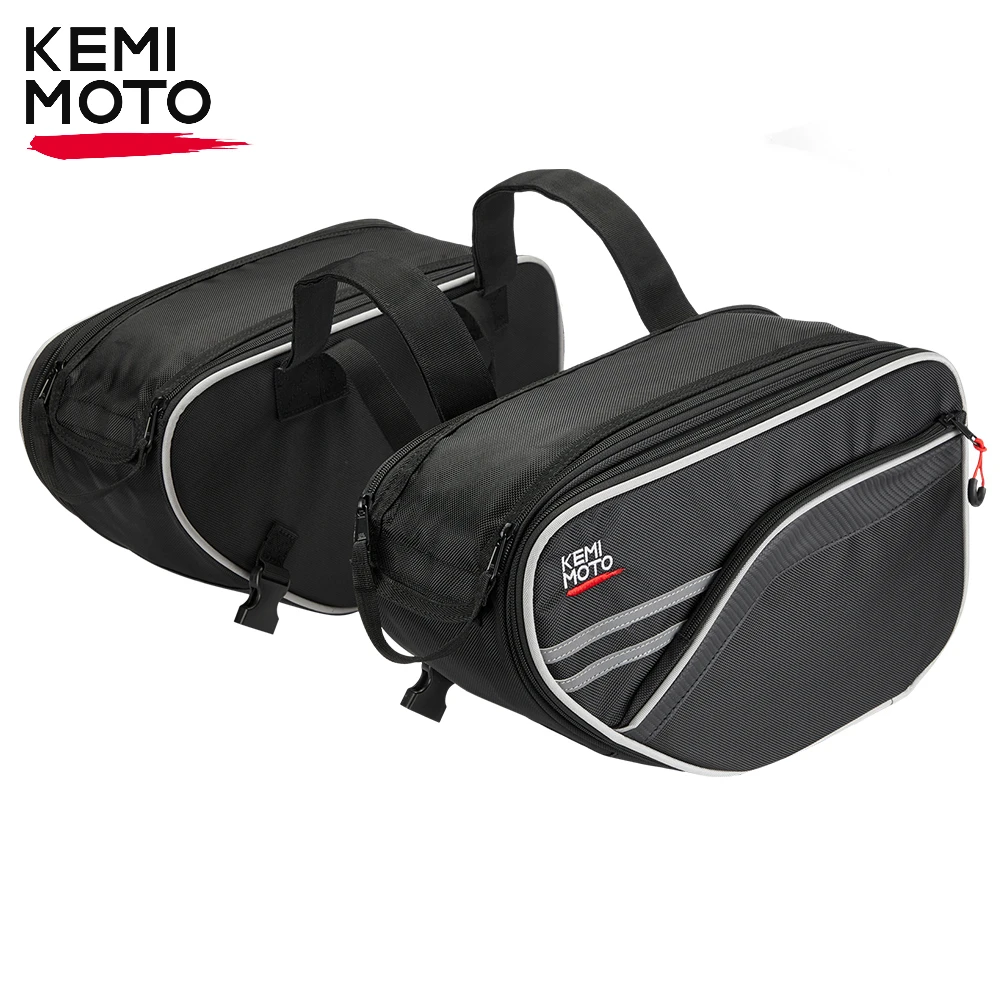 30L  Motorcycle Saddlebags Side Saddle Bags Storage Bag for Honda Grom Motorcycle Dirt Bike Dual Sport Motorcross Motorbike Bags