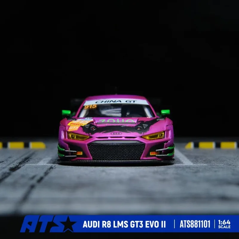 [Pre-sale] ATS x Winner Modern 1:64 Audi R8 LMS GT3 EVO II Cast Alloy Car Model, Festival Gift, Collection Decoration Item.