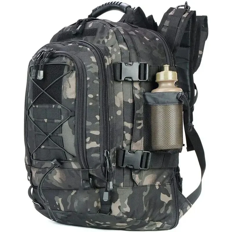 Men\'s Large Capacity Tactical Backpack Outdoor Waterproof Hiking Camping Travel Bag Male Multifunctional Camo Camping Backpacks