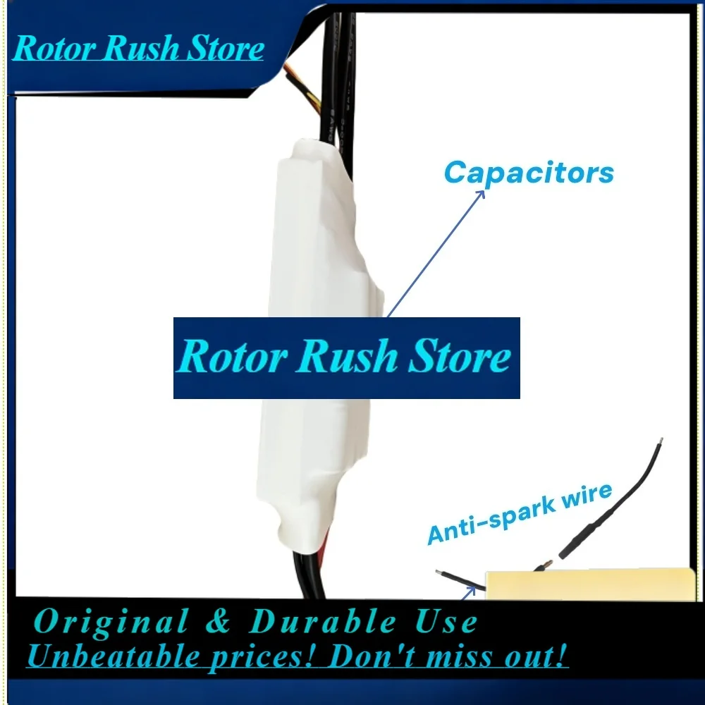 RoRuSFlier New Version Speed Controller 10S/12S/16S/18S/20S/22S 320A Brushless Boat ESC Surfboard Marine Models