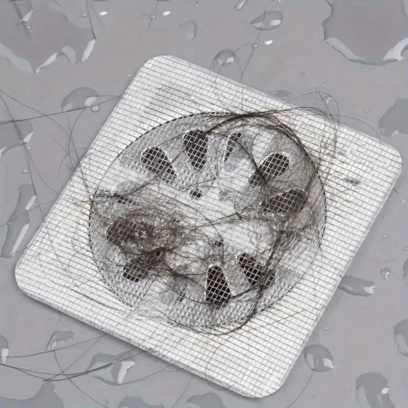 00個入り-使い捨てシャワー排水口ヘアキャッチャー-家庭用-簡単設置-メンテナンス不要-環境に優しい素材