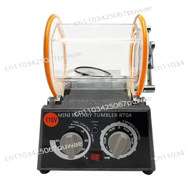 KT-2000 Jewelry Tumbler Polishing Machine, Gold Silver Jewelry Polishing Cleaning Rotary Drum